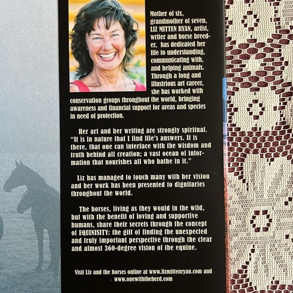 One with the Herd: A Spiritual Journey Book signed by Liz Mitten Ryan. Horses - Picture 8 of 13